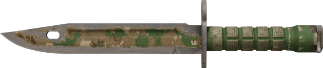 Preview image 2 of ★ Bayonet | Forest DDPAT (Battle-Scarred)