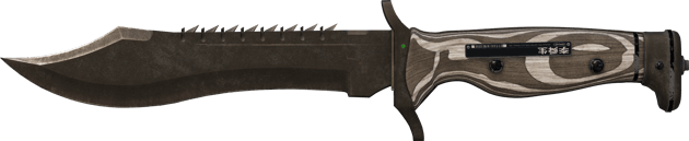 Preview image 2 of ★ Bowie Bıçağı | Siyah Laminant (Savaş Görmüş)