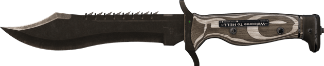 Preview image 2 of ★ Bowie Bıçağı | Siyah Laminant (Eskimiş)