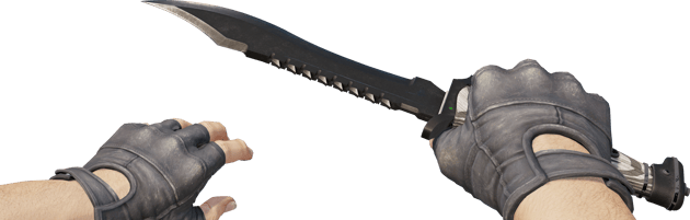 Preview image 4 of ★ Bowie Bıçağı | Siyah Laminant (Eskimiş)