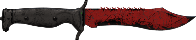 ★ Nóż Bowie | Szkarłatna sieć (po ciężkich walkach)