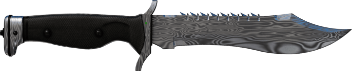 ★ Bowie Bıçağı | Şam Çeliği (Az Aşınmış)