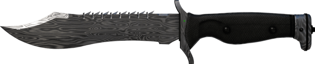 Preview image 2 of ★ Bowie-puukko | Damaskiteräs (Aikansa elänyt)