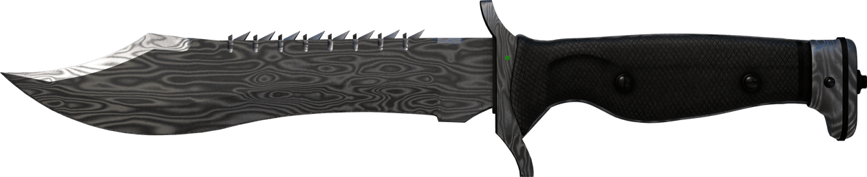 Preview image 2 of ★ Couteau Bowie | Acier de Damas (Usée)