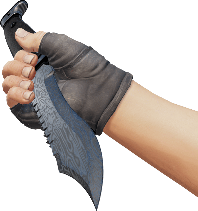 Preview image 3 of ★ Couteau Bowie | Acier de Damas (Usée)