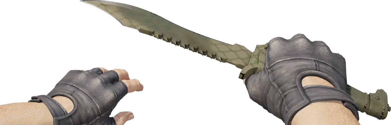 Preview image 4 of ★ Cuchillo Bowie | Malla de safari (Algo desgastado)