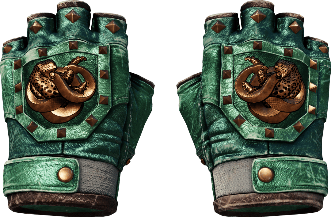 Preview image 1 of ★ Broken Fang Gloves | Jade (Battle-Scarred)