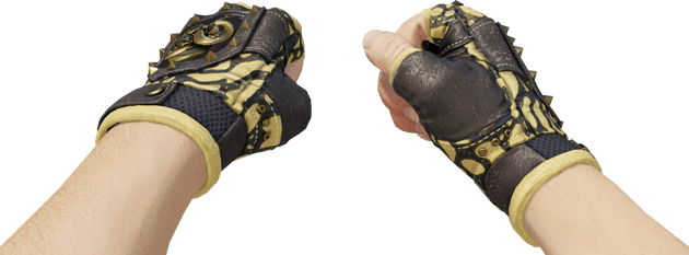 Preview image 3 of ★ Guantes Broken Fang | Con bandas amarillas (Casi nuevo)