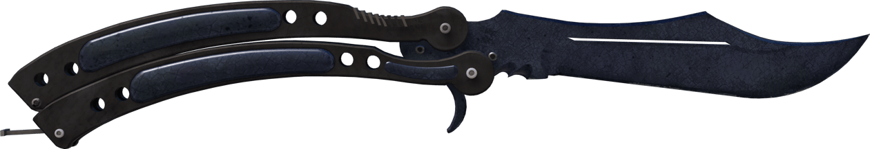 Preview image 1 of ★ Coltello a farfalla | Blue Steel (Segnato dalle battaglie)