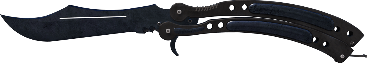 Preview image 2 of ★ Butterfly Knife | Blue Steel (Field-Tested)