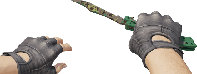 Preview image 4 of ★ Coltello a farfalla | Boreal Forest (Nuovo di fabbrica)