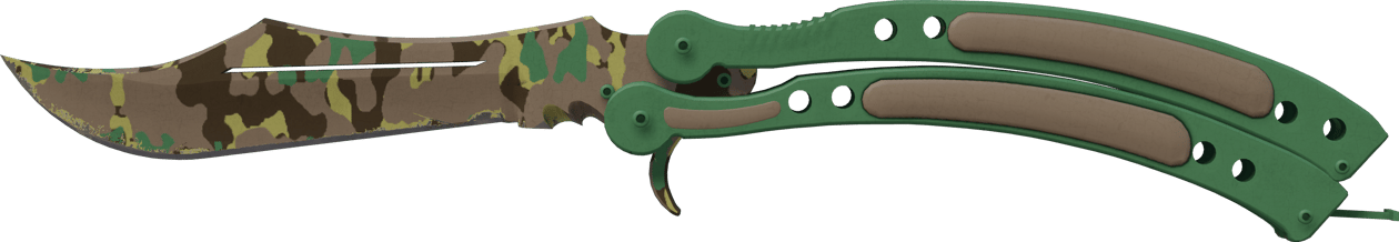 Preview image 2 of ★ 蝴蝶刀 | 北方森林 (略有磨损)