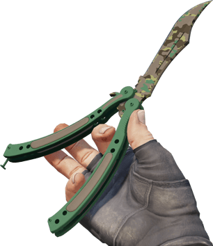 Preview image 3 of ★ 蝴蝶刀 | 北方森林 (略有磨损)