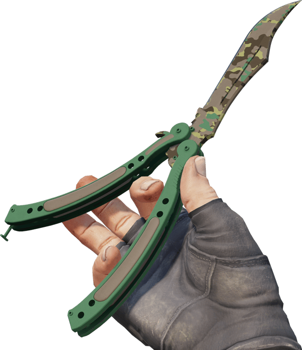 Preview image 3 of ★ 蝴蝶刀 | 北方森林 (略有磨损)