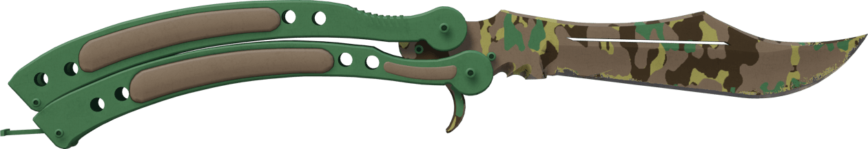 Preview image 1 of ★ 蝴蝶刀 | 北方森林 (略有磨损)