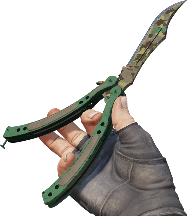 Preview image 3 of ★ 蝴蝶刀 | 北方森林 (破损不堪)