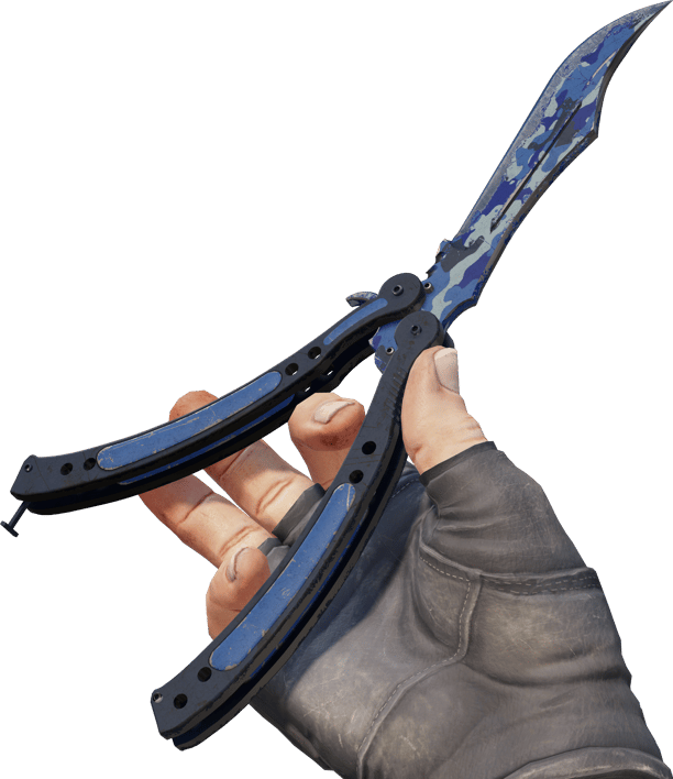 Preview image 3 of ★ 버터플라이 나이프 | 밝은 물결 (전투로 닳고 닳은)