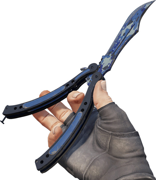 Preview image 3 of ★ Butterflymesser | Klares Wasser (Abgenutzt)