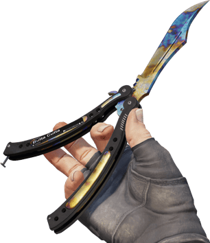 Preview image 3 of ★ 버터플라이 나이프 | 표면 경화 (전투로 닳고 닳은)