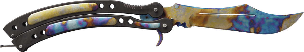 Preview image 1 of ★ 버터플라이 나이프 | 표면 경화 (전투로 닳고 닳은)