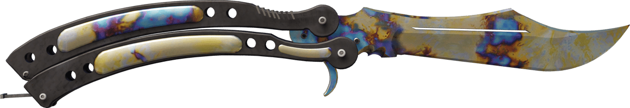 Preview image 1 of ★ 버터플라이 나이프 | 표면 경화 (거의 깨끗한)