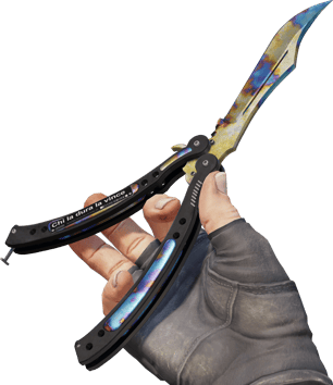 Preview image 3 of ★ Dao Bướm | Case Hardened (WW - Khá mòn)