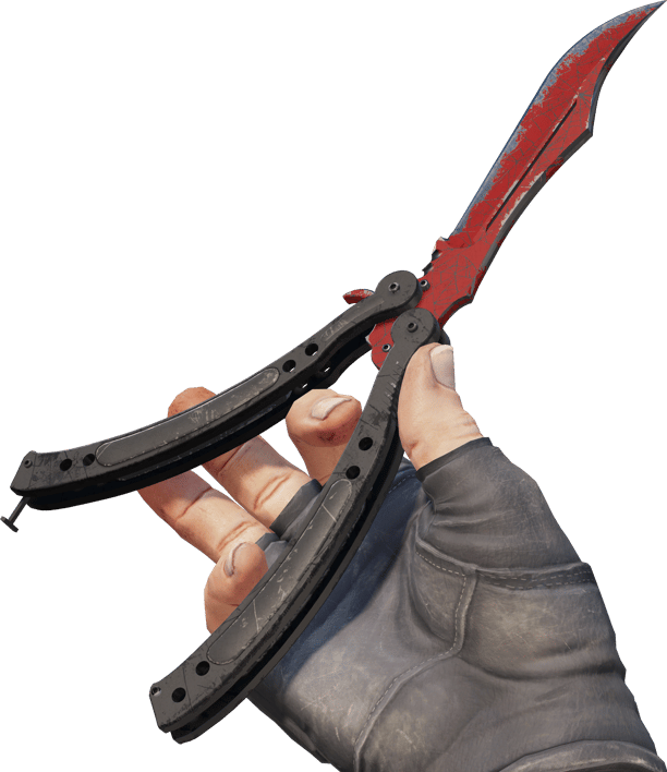 Preview image 3 of ★ 버터플라이 나이프 | 붉은 거미줄 (전투로 닳고 닳은)