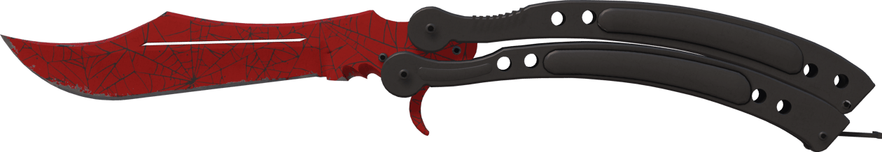 Preview image 2 of ★ Nóż motylkowy | Szkarłatna sieć (po testach bojowych)