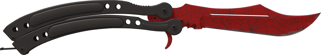 Preview image 1 of ★ Nóż motylkowy | Szkarłatna sieć (po testach bojowych)