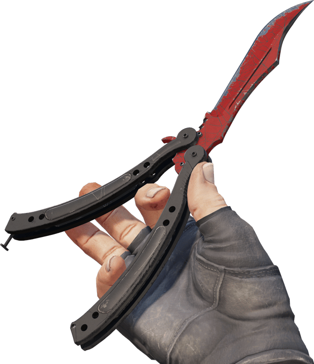 Preview image 3 of ★ มีดบัตเตอร์ฟลาย | Crimson Web (มีรอยถลอกอย่างมาก)