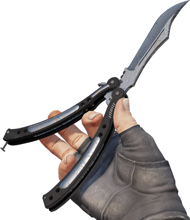 Preview image 3 of ★ Butterfly Knife | Damascus Steel (Field-Tested)