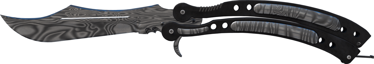 Preview image 2 of ★ 蝴蝶刀 | 大馬士革鋼 (輕微磨損)