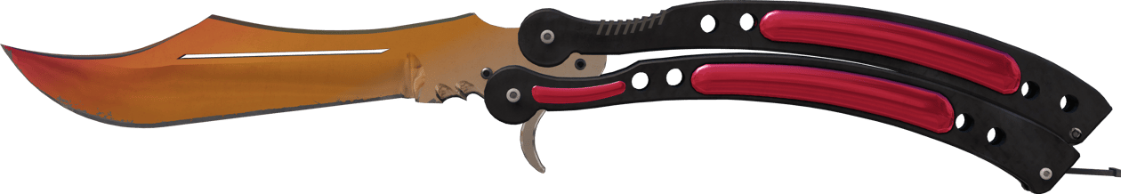 Preview image 2 of ★ Nóż motylkowy | Gradient (lekkie zużycie)