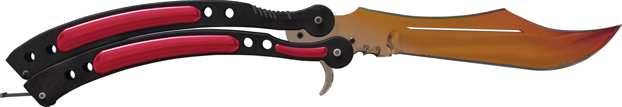 Preview image 1 of ★ Nóż motylkowy | Gradient (lekkie zużycie)