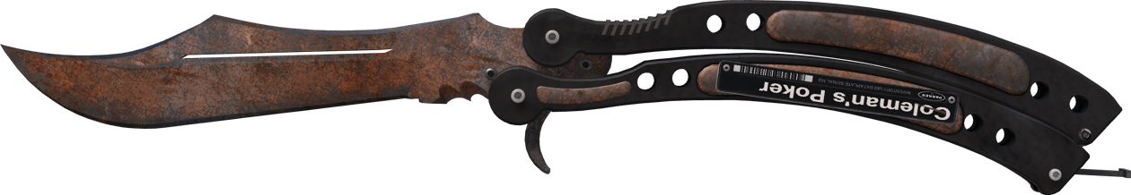 Preview image 2 of ★ Dao bướm | Rust Coat (BS - Mòn qua thực chiến)