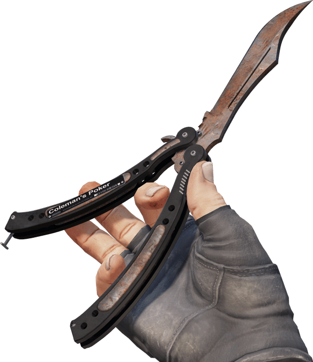 Preview image 3 of ★ Dao bướm | Rust Coat (BS - Mòn qua thực chiến)