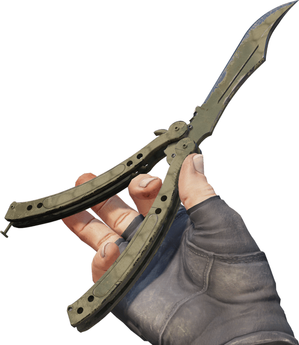 Preview image 3 of ★ Butterfly Knife | Safari Mesh (Well-Worn)