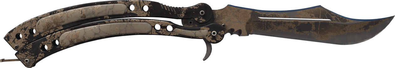 Preview image 1 of ★ バタフライナイフ | Scorched (戦いで傷ついた)