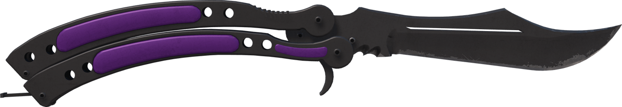 Preview image 1 of ★ Faca Butterfly | Ultraviolet (Testado no Terreno)