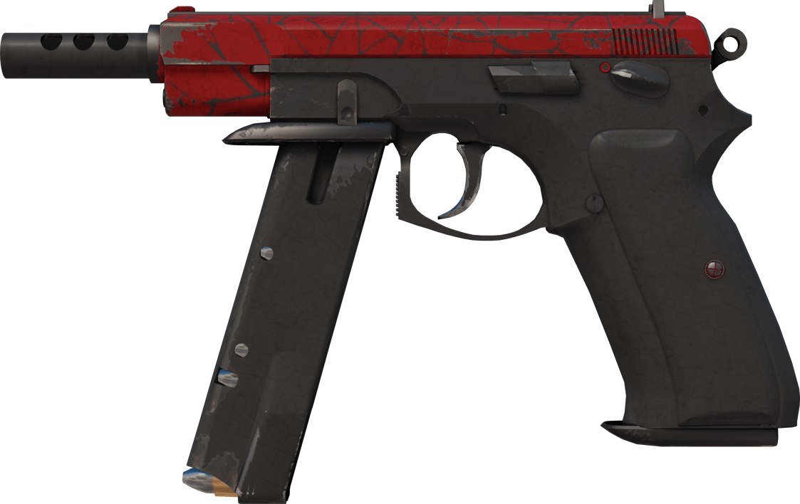 Preview image 1 of CZ75-Auto | 赤紅之網 (重度磨損)