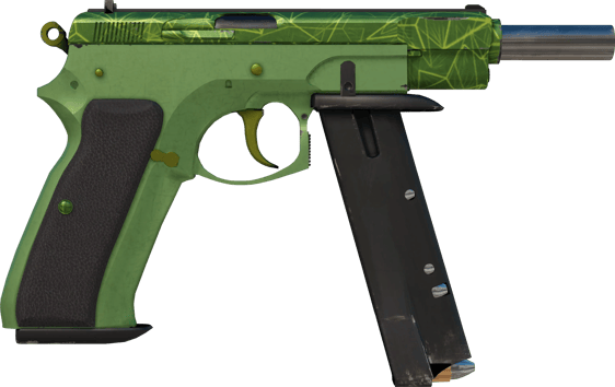Preview image 2 of CZ75-Auto | Emerald Quartz (Minimal Wear)