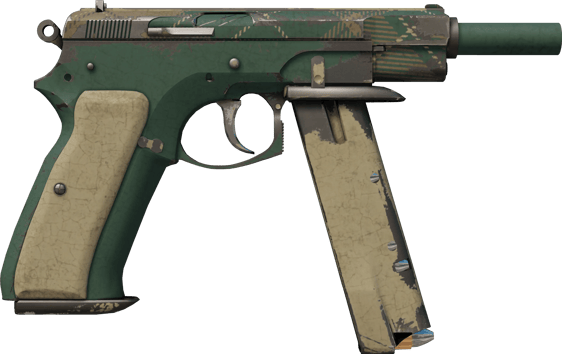 Preview image 2 of CZ75-Auto | Zielona krata (po ciężkich walkach)