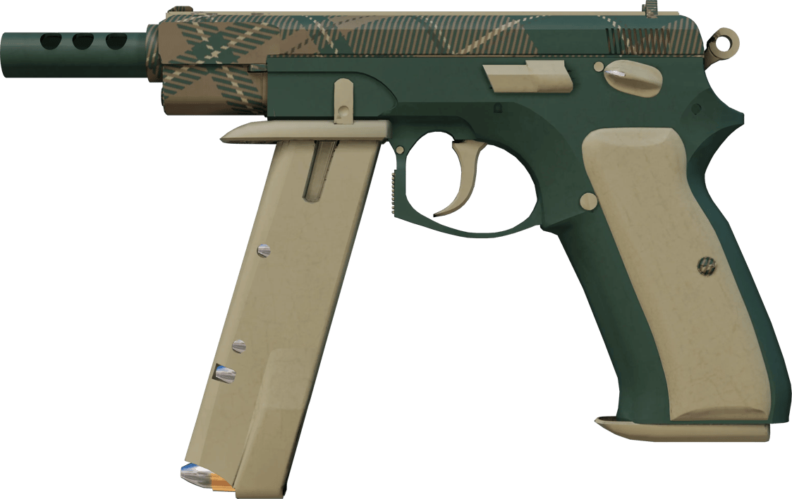 Preview image 1 of CZ75-Auto | Grün kariert (Fabrikneu)