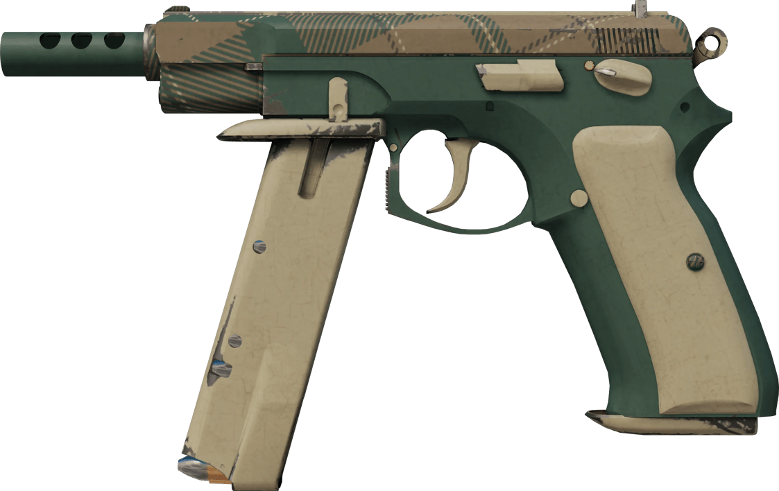 Preview image 1 of CZ75-Auto | Zielona krata (po testach bojowych)