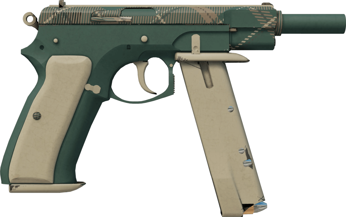 Preview image 2 of CZ75-Auto | Zielona krata (lekkie zużycie)