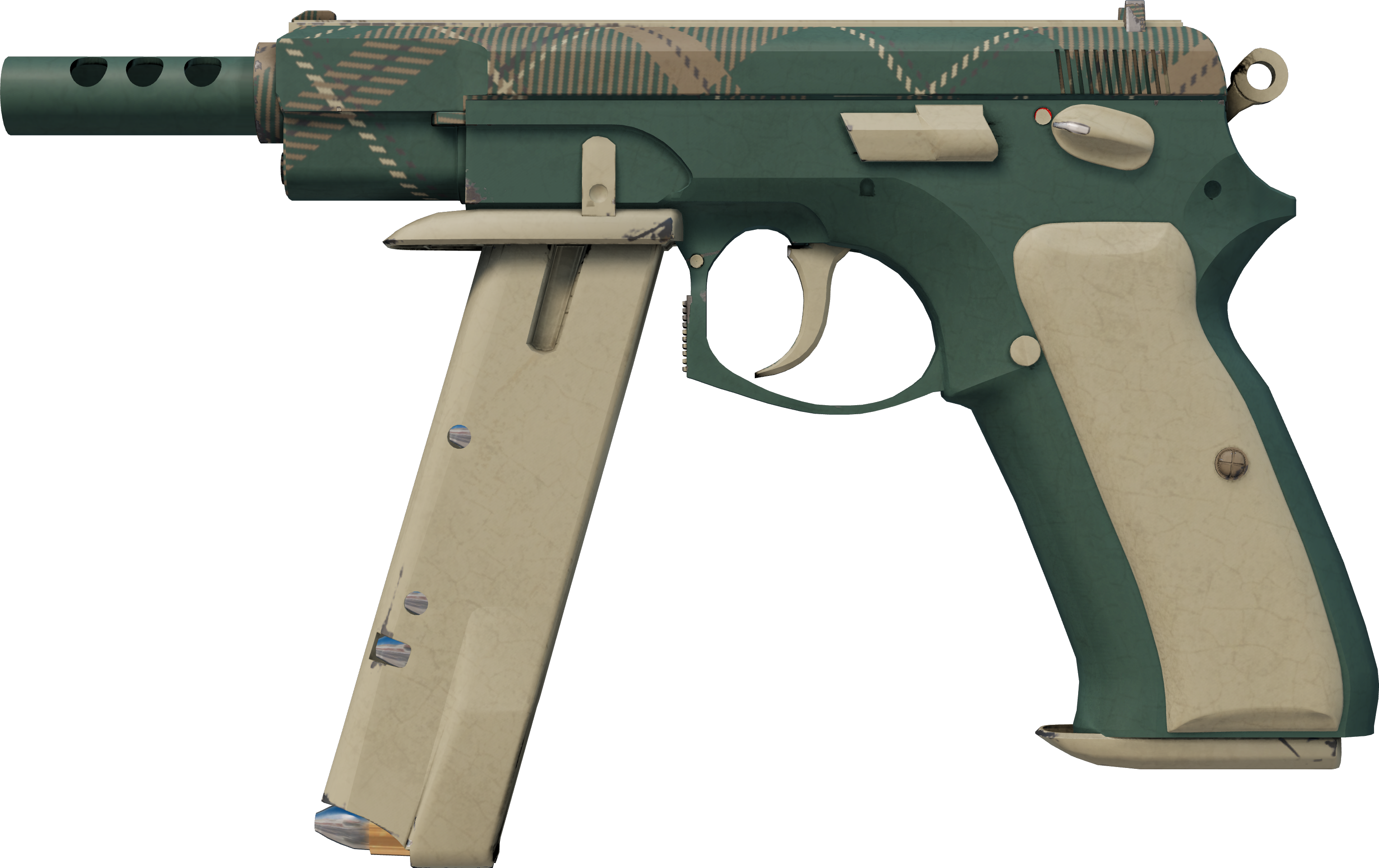 Preview image 1 of CZ75-Auto | Tissu vert (Très peu usée)