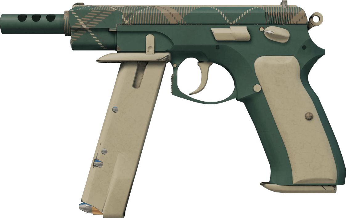 Preview image 1 of CZ75-Auto | Zielona krata (lekkie zużycie)