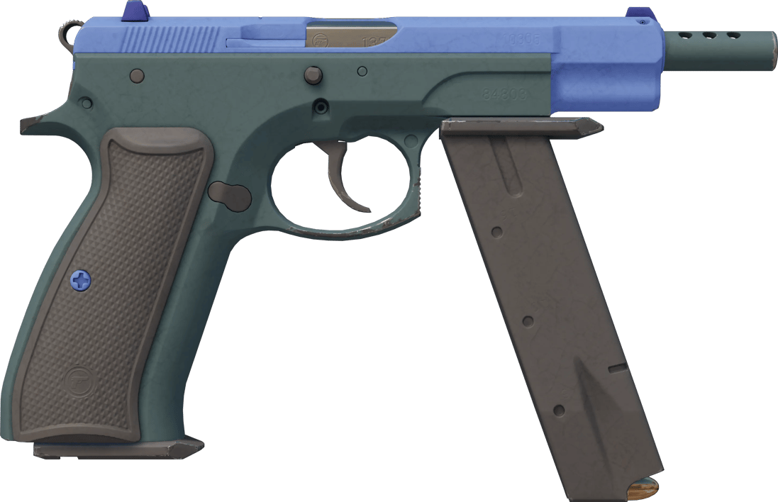 Preview image 2 of CZ75-Auto | Indigo (มีรอยถลอกเล็กน้อย)