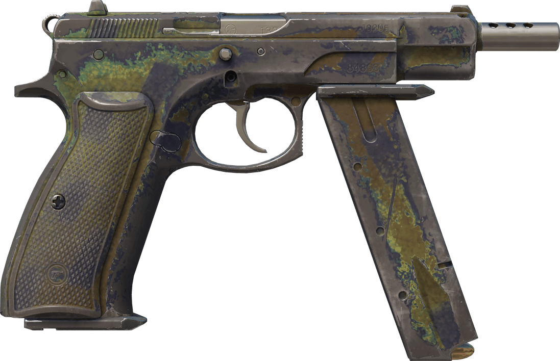 Preview image 2 of CZ75-Auto | Dżunglowy paskowany (po ciężkich walkach)