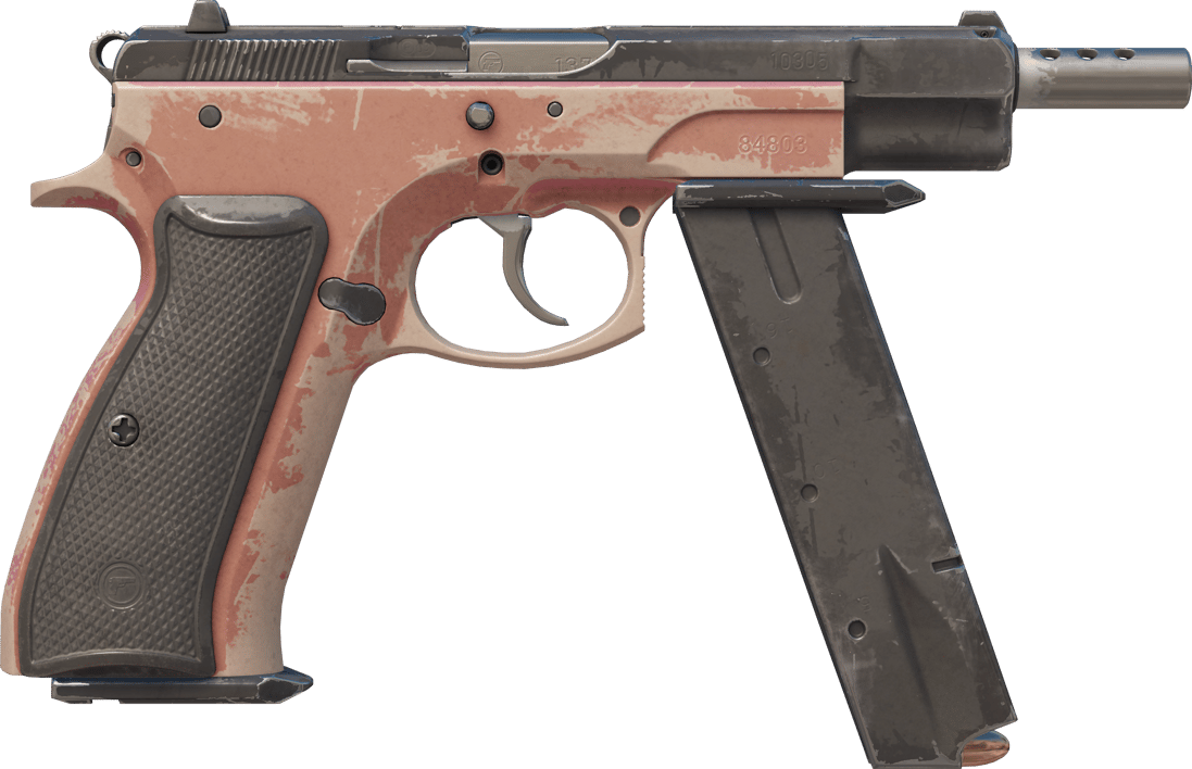 Preview image 2 of CZ75-Auto | Pink Pearl (Battle-Scarred)